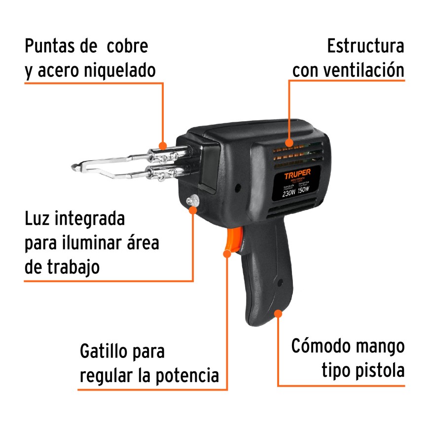 CAUTIN TIPO PISTOLA 100W STANLEY