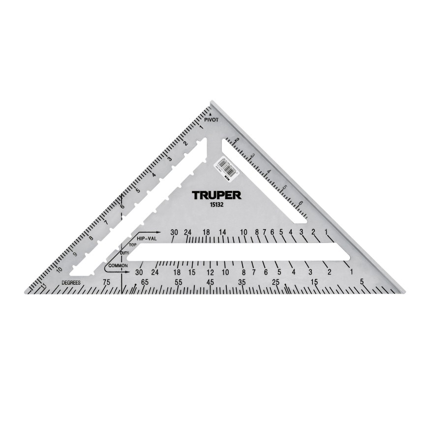 ESCUADRA ALUMINIO PARA GYPSUM 12" TRUPER ESCUADRA ALUMINIO PARA GYPSUM 12" TRUPER