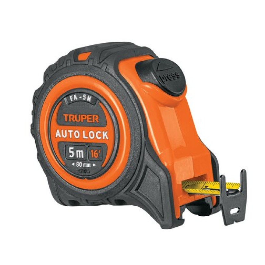 CINTA METRICA 5M AUTOLOCK CONTRA IMPACTO TRUPER