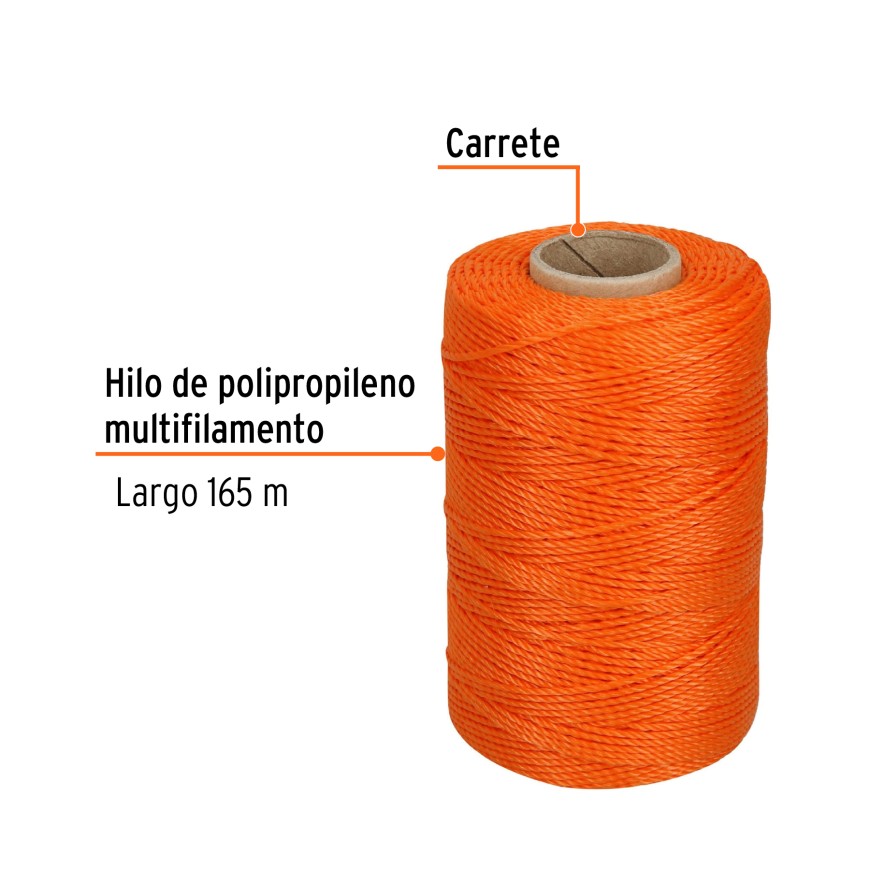CUERDA PARA CORTAR ZACATE VERDE 15MX2MM TRUPER