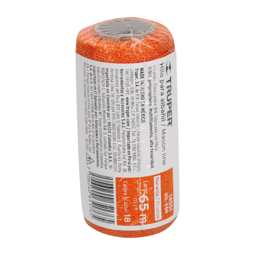 CUERDA PARA CORTAR ZACATE VERDE 15MX2MM TRUPER