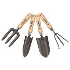 JUEGO DE HERRAMIENTAS PARA JARDIN 4 PIEZAS TRUPER JUEGO DE HERRAMIENTAS PARA JARDIN 4 PIEZAS TRUPER