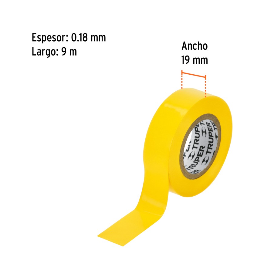 TAPE ELECTRICO NEGRO 3/4X18M PRETUL