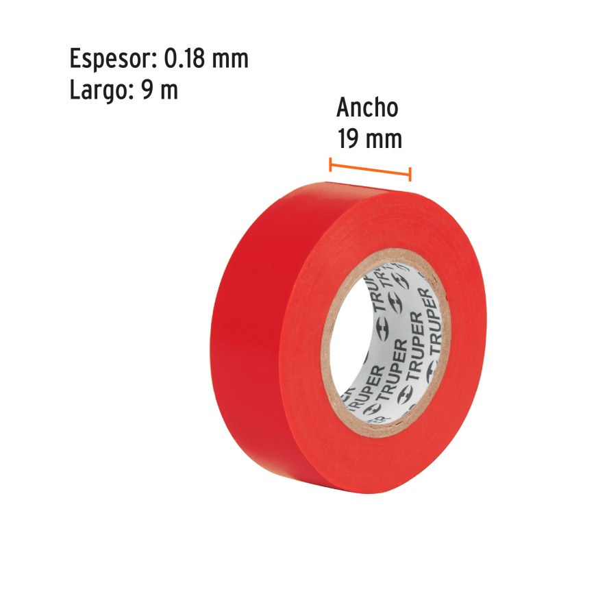 TAPE ELECTRICO NEGRO 3/4X18M PRETUL