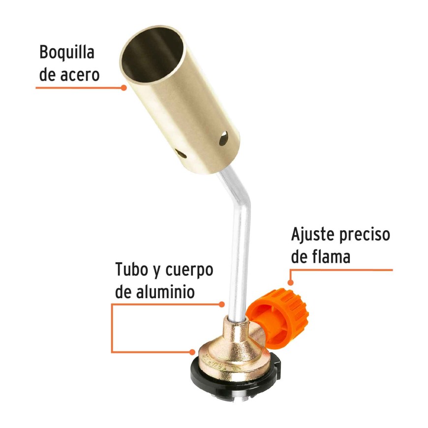 CILINDRO GAS BUTANO 220GR 1/4 VUELTA RED POWER