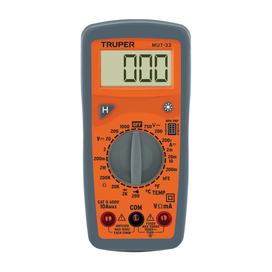 TESTER MULTIMETRO DIGITAL JUNIOR TRUPER TESTER MULTIMETRO DIGITAL JUNIOR TRUPER