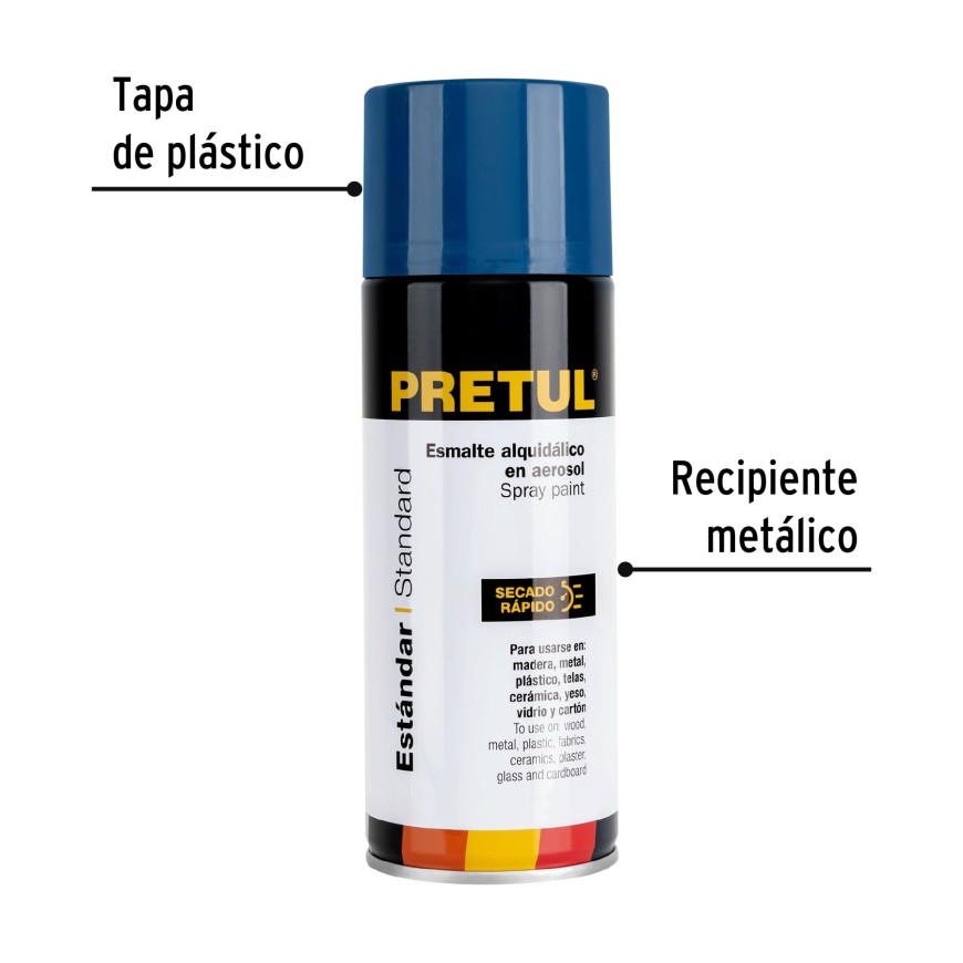 PINTURA SPRAY ROJO 300 ML PRETUL