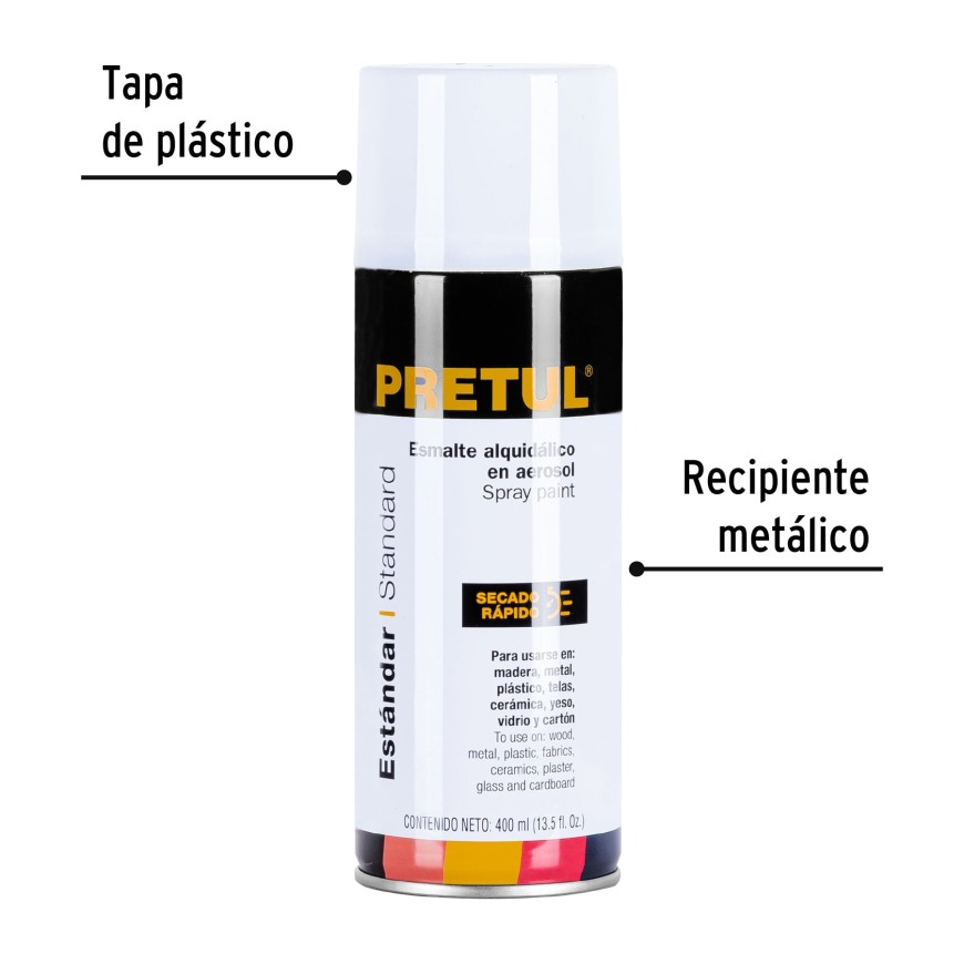 PINTURA SPRAY ROJO 300 ML PRETUL