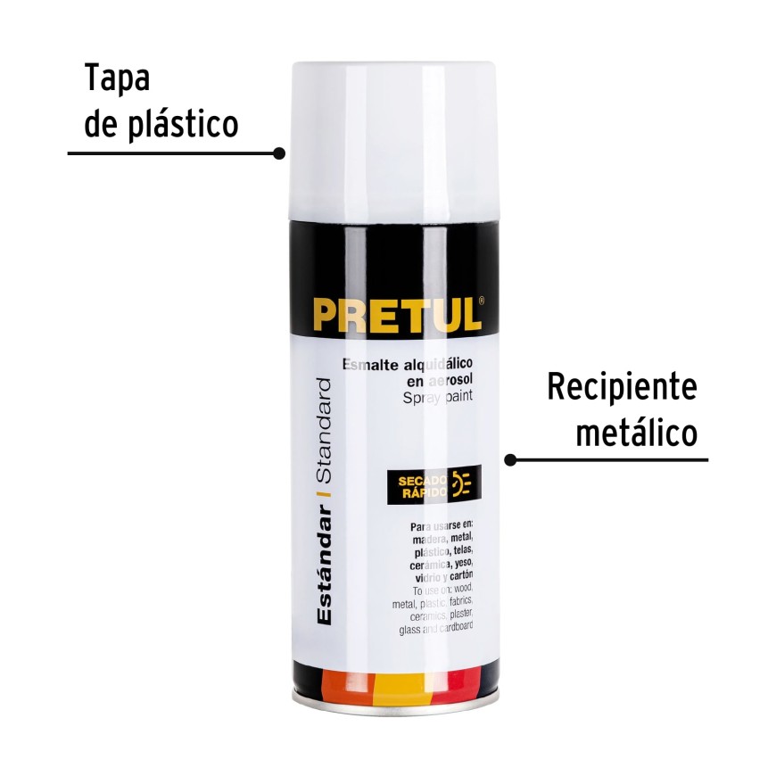 PINTURA SPRAY ROJO 300 ML PRETUL