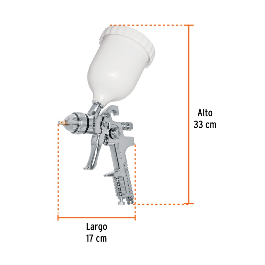 PISTOLA PARA MANGUERA PLASTICA 5" 2 FUNCIONES PRETUL