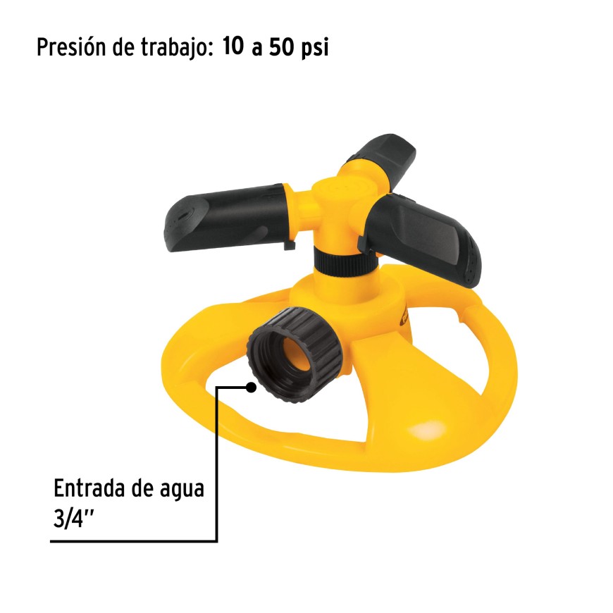 ASPERSOR METALICO 8 FUNCIONES TRUPER