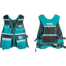CHALECO PORTA HERRAMIENTAS AJUSTABLE TOTAL