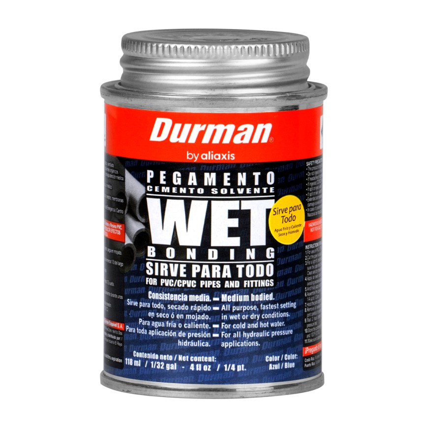 PEGAMENTO PVC WETDRY 1/32 GALON DURMAN